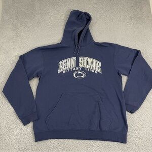Penn State Hoodie Sz L Navy Nittany Lion Pro Edge Pullover
